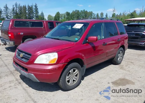 2004 Honda Pilot Ex-L from USA, damaged, VIN 2HKYF18504H599000